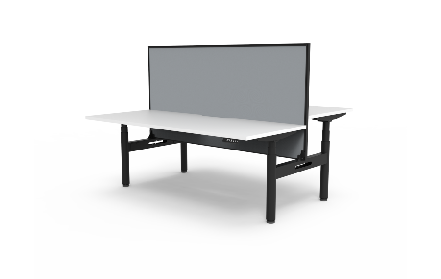 Natural white top with Black frame